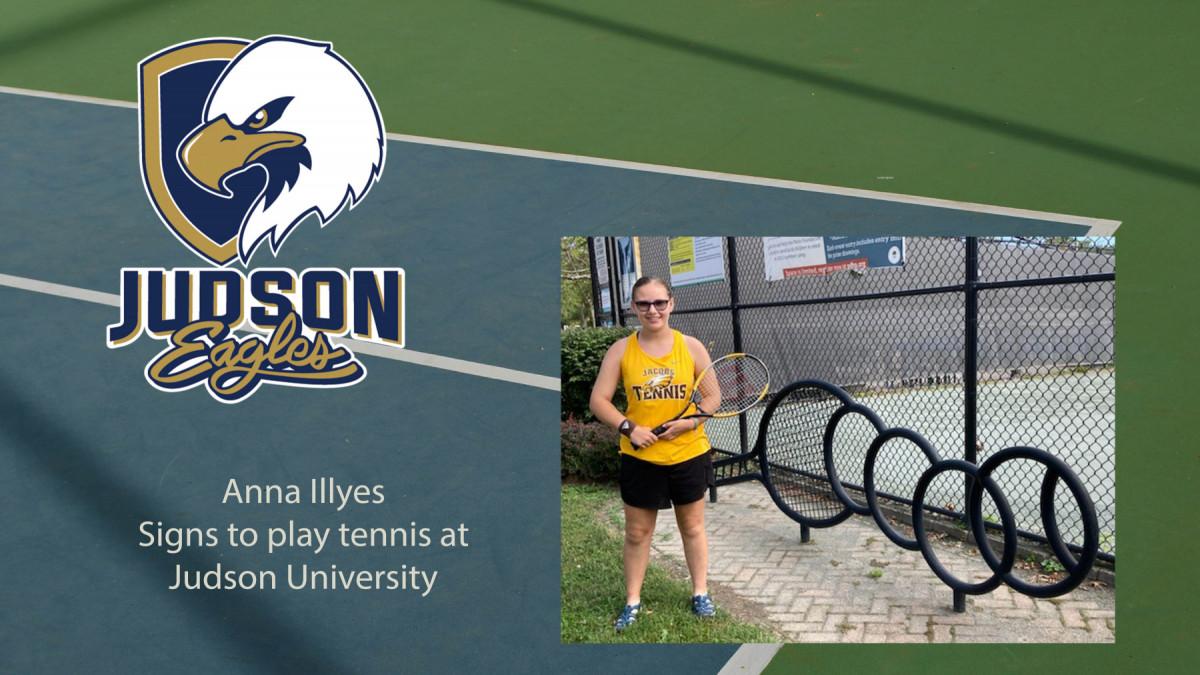 Anna Illyes signs to play tennis at Judson University for Fall 2022