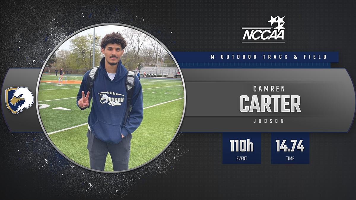 Carter's Hurdles Performance Earns Him NCCAA Track & Field Athlete of the Week