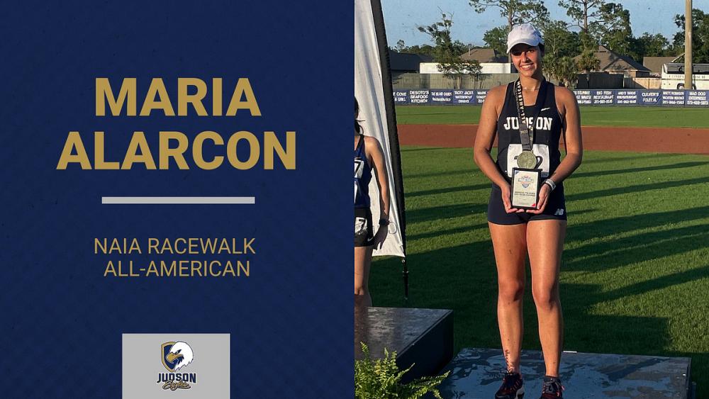 Maria Alarcon Highlights Judson's NAIA Meet With All-American Performance in Racewalk
