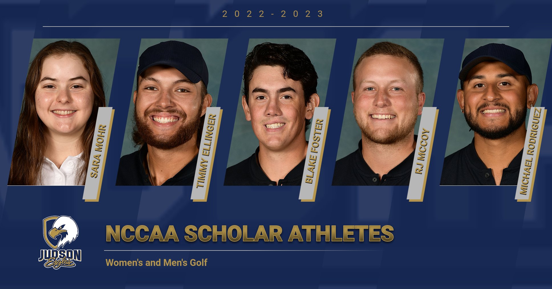Five Golfers Named NCCAA Scholar Athletes