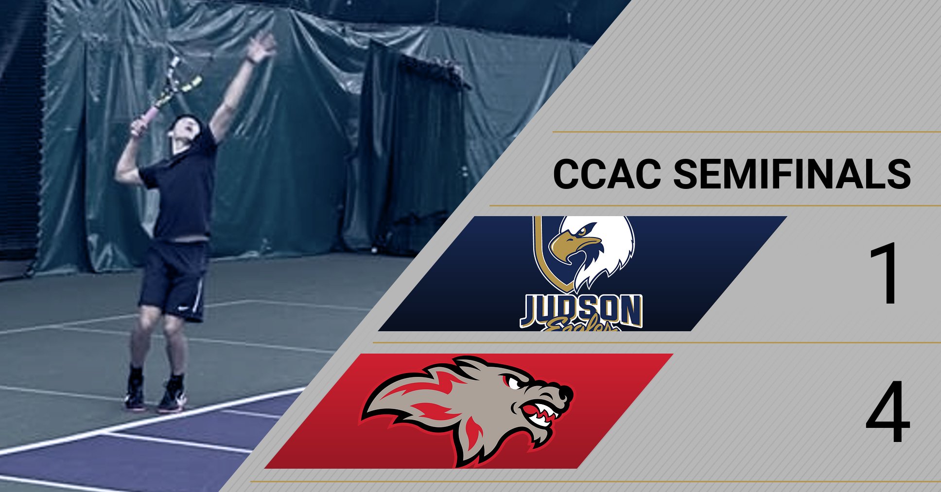 Judson Earns Doubles Point in 4-1 Loss to Cardinal Stritch in CCAC Semifinals