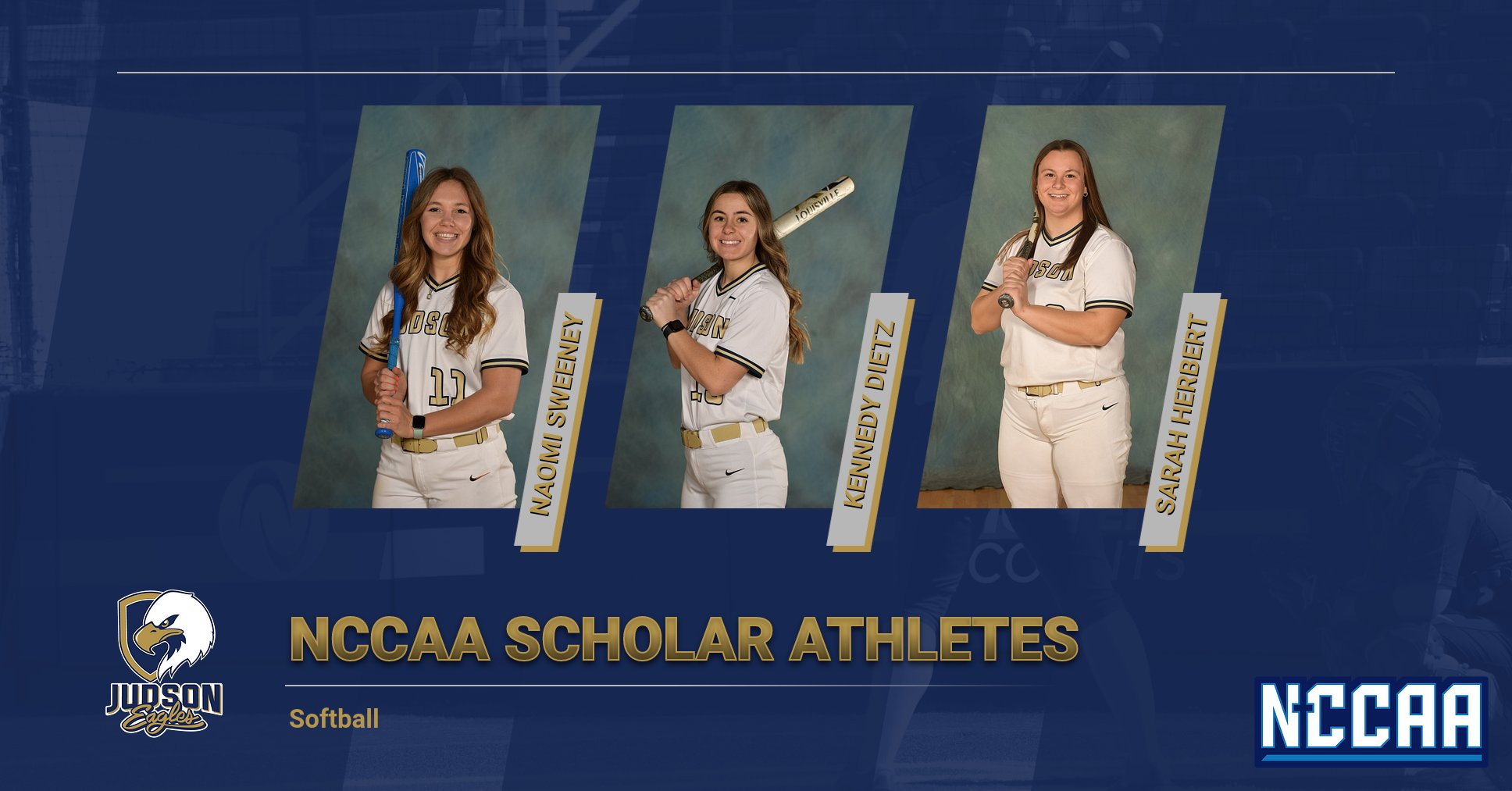Dietz, Herbert, Sweeney Named NCCAA Scholar Athletes
