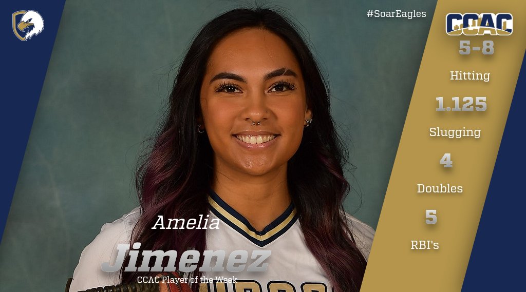 Amelia Jimenez Scores CCAC POW Honor